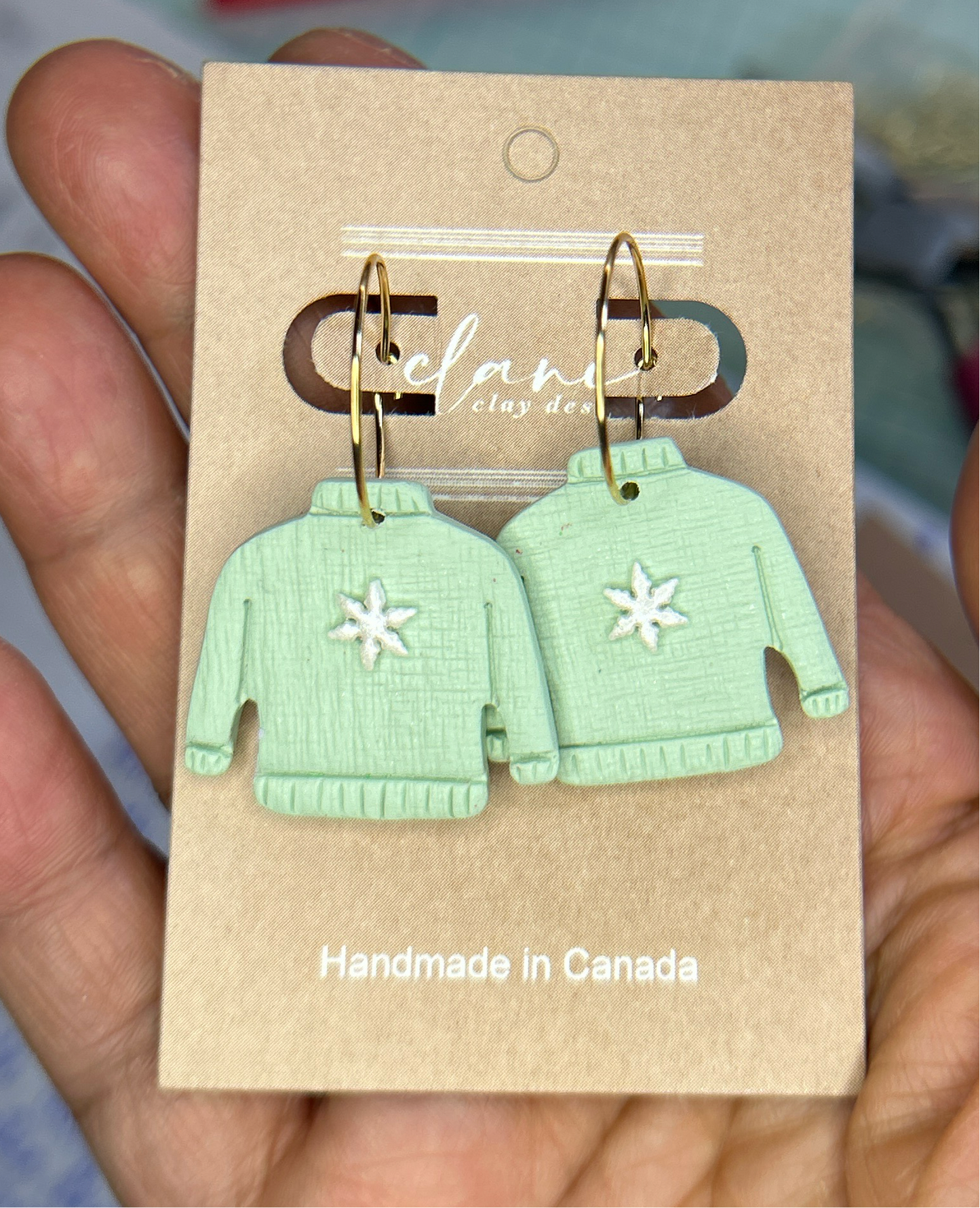Christmas Sweater Earrings