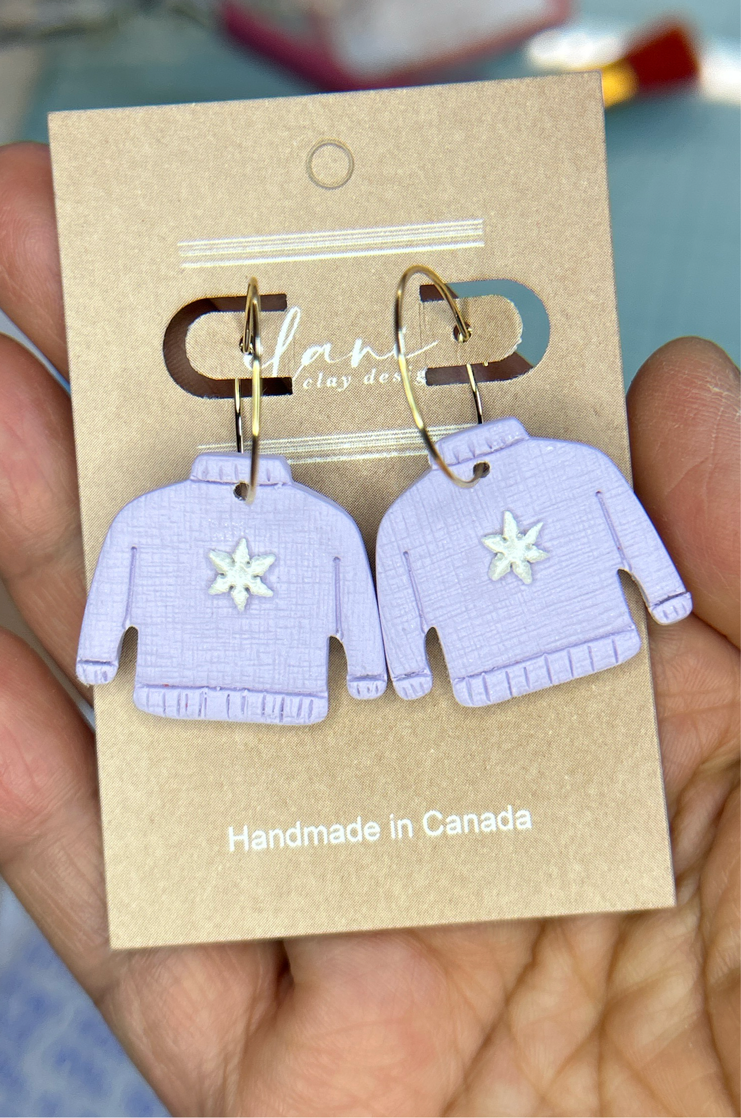 Christmas Sweater Earrings