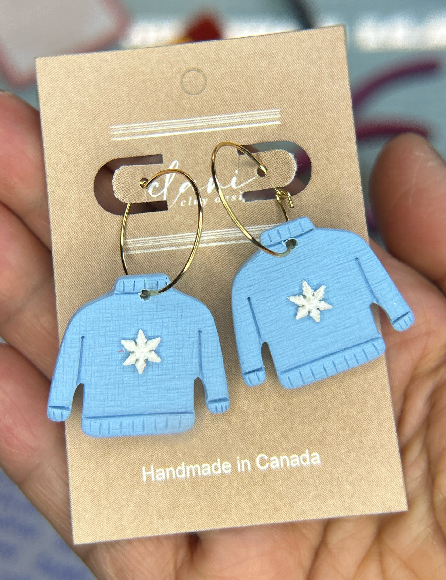 Christmas Sweater Earrings