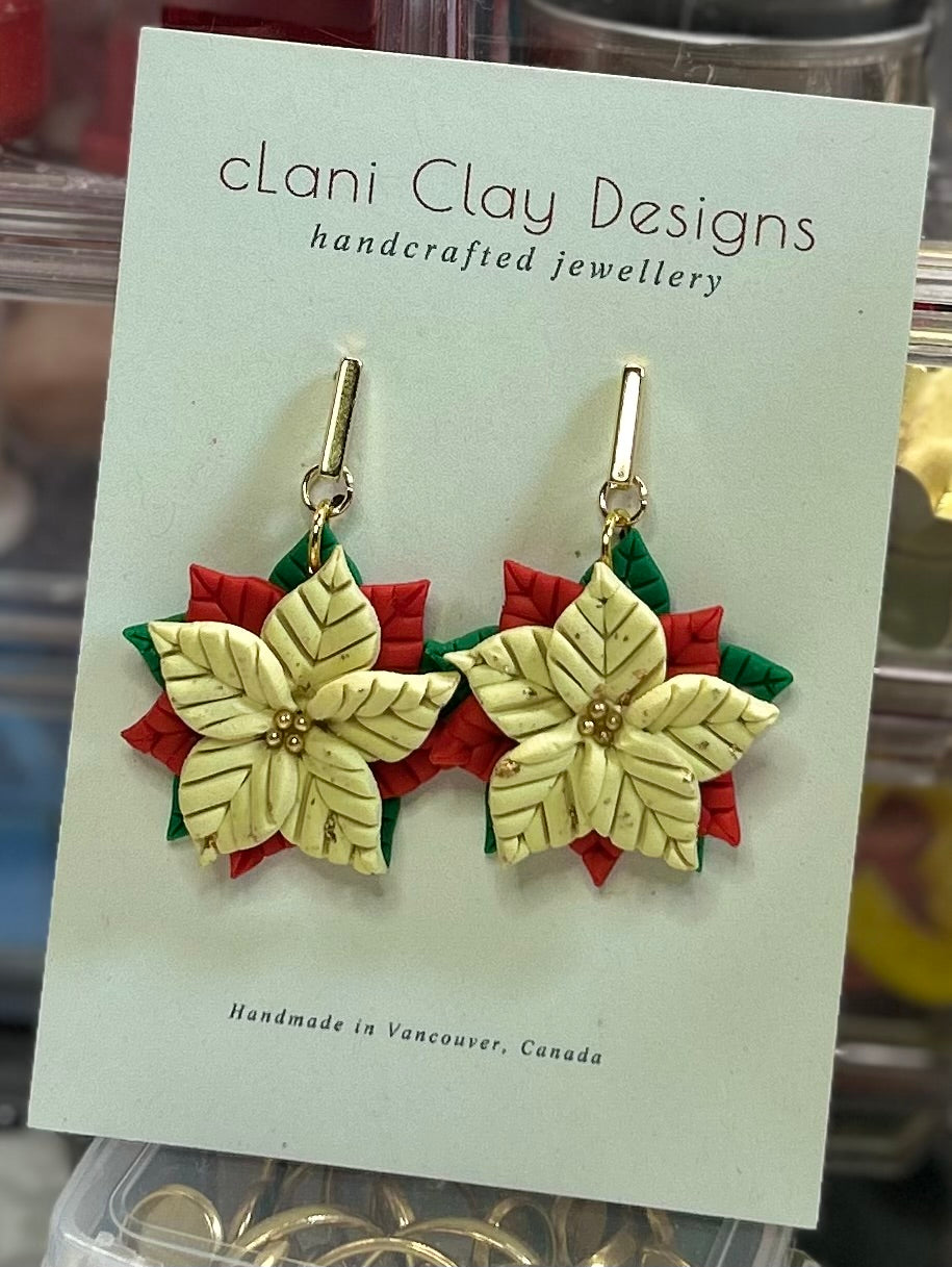 Poinsettia Dangle