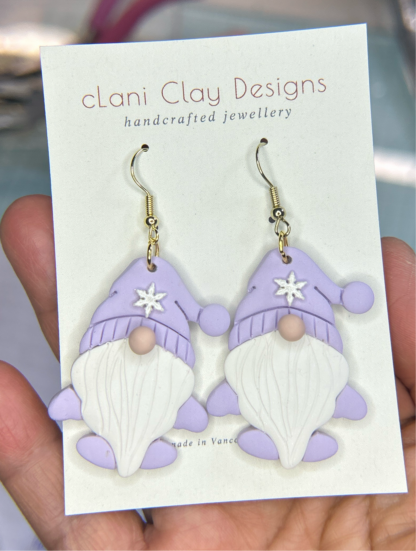 Gnome Dangle Earrings