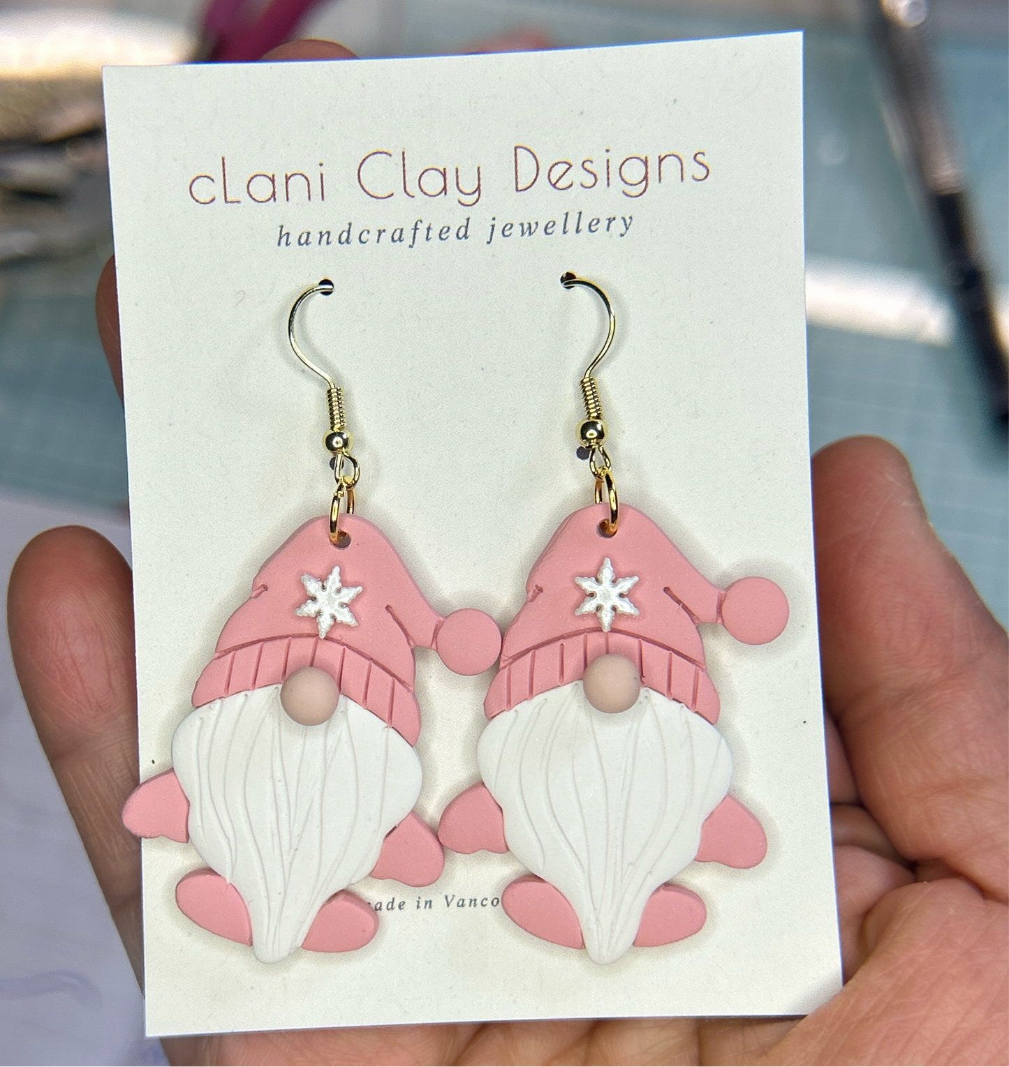 Gnome Dangle Earrings