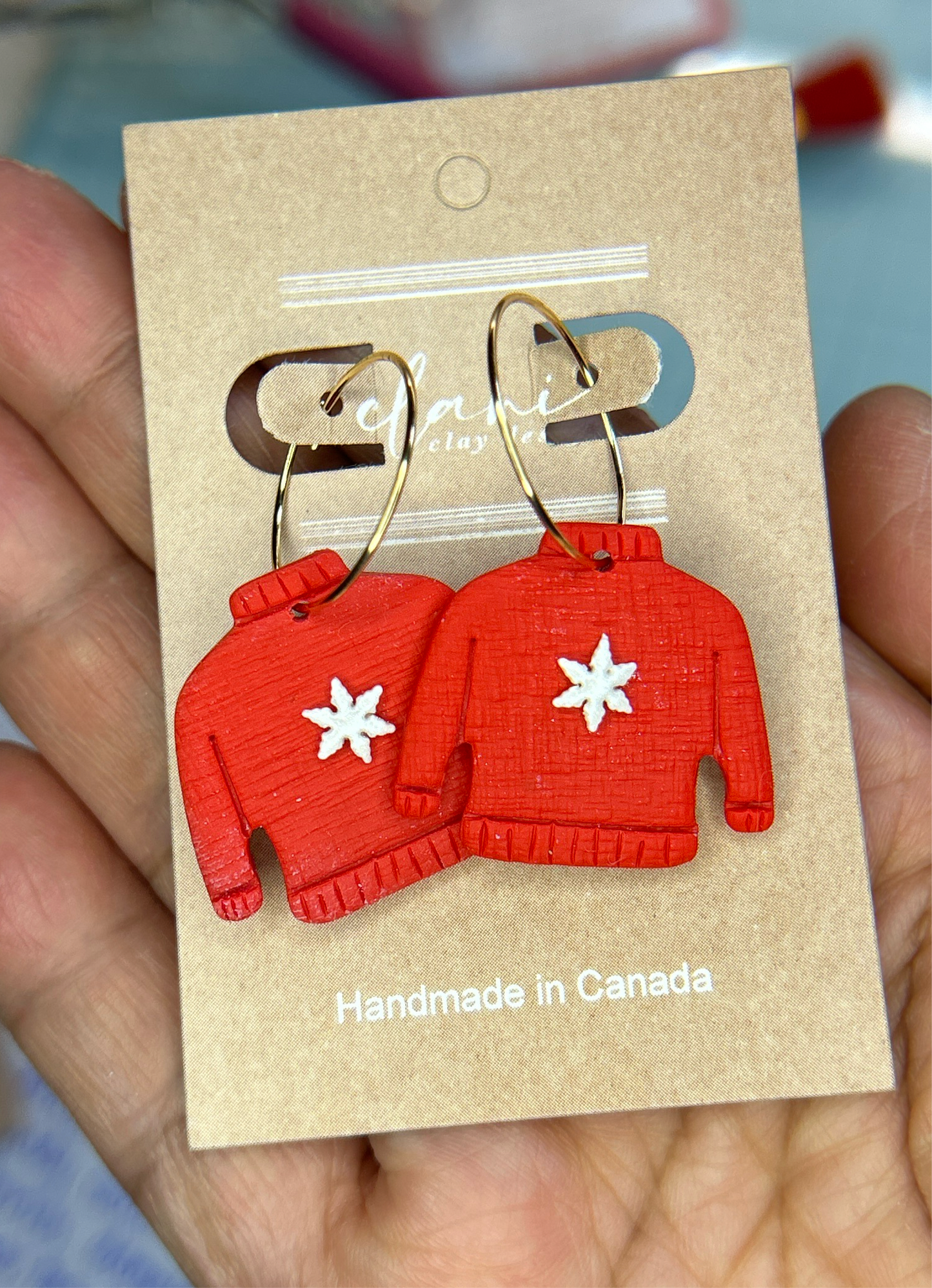Christmas Sweater Earrings