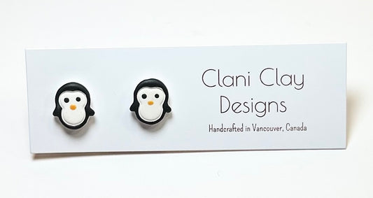 Penguin Stud Earrings