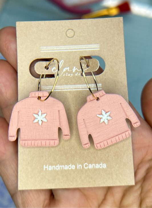 Christmas Sweater Earrings