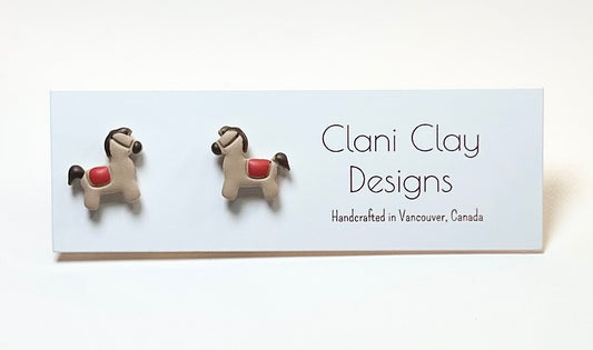 Little Pony Stud Earrings