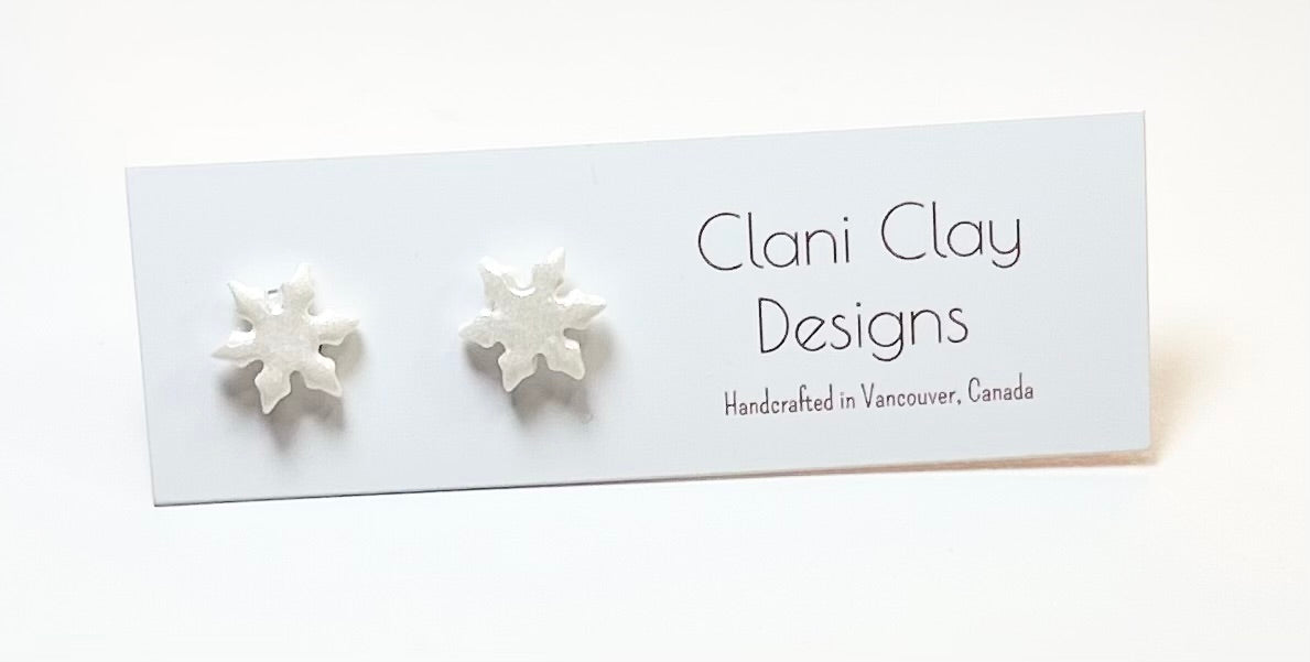 Snowflake Stud Earrings
