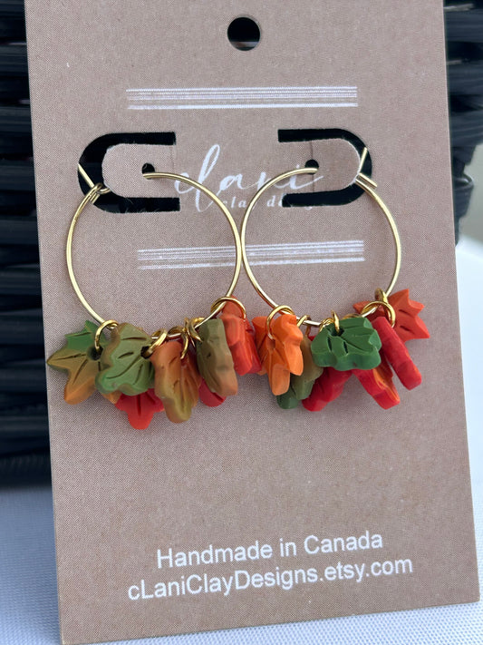 Fall leaves Hoops