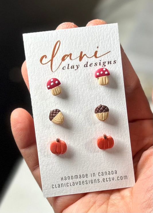 Spooky or Cutie Halloween Studs